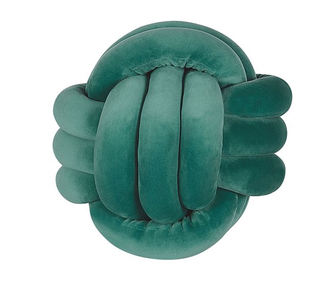 Beliani Almofada decorativa MALNI 30x30 Cinza