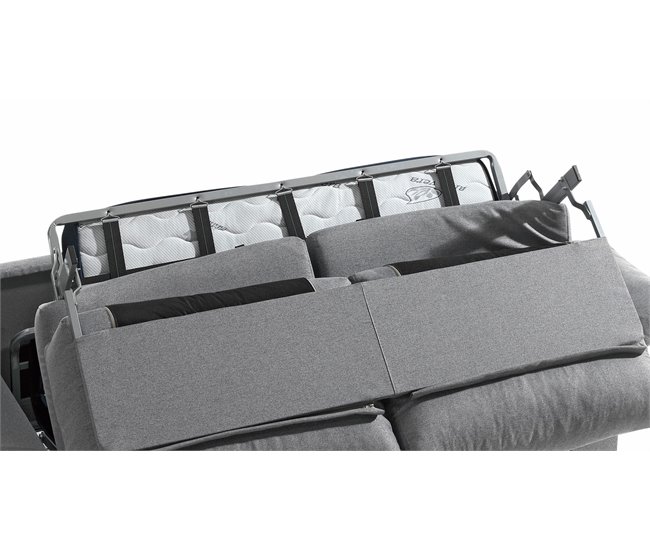 Sofá cama NELLY 3 lugares Cinza Claro