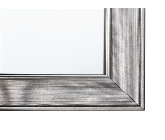 Beliani Espelho BUBRY 50x3 Cinza