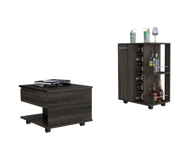 Conjunto Inwood Castanho