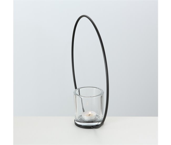 Suporte para velas RUMBA preto 30cm Preto