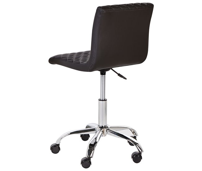 Beliani Silla de oficina ORLANDO Preto