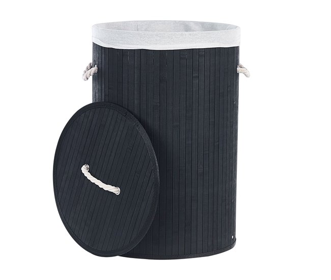 Beliani Cestas para la ropa SANNAR Preto