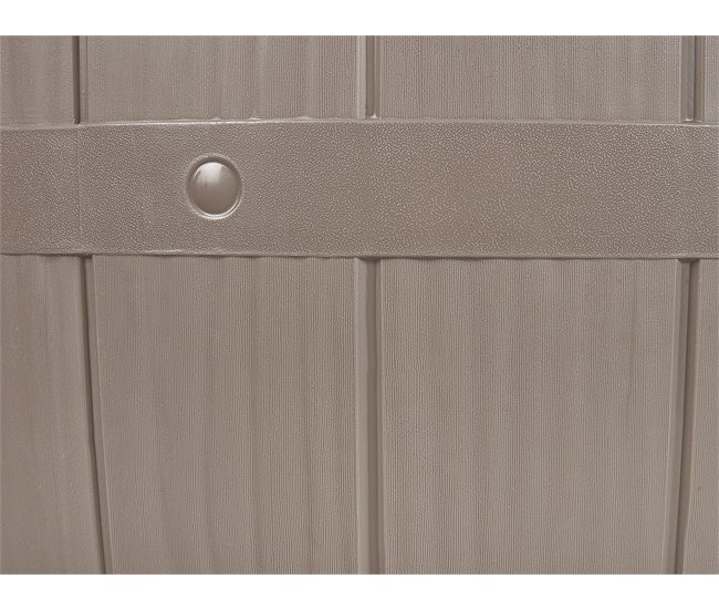 Beliani Mesa de jardim SILG 49x49 Cinza Escuro