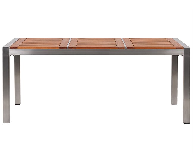 Beliani Mesa de refeição GROSSETO 90x180 Castanho