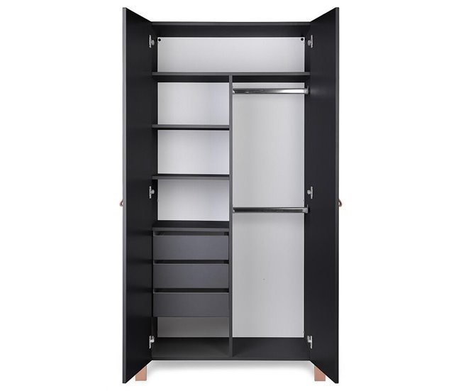 GUARDA-ROUPA INFANTIL ETUDE 96 Preto