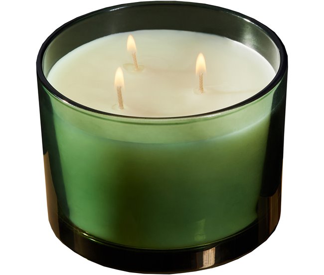 Vela perfumada JAIPUR 11x8cm Verde