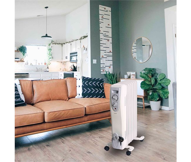 Radiador a óleo Infiniton HOR-1500 7E - 1500W Branco/cinza