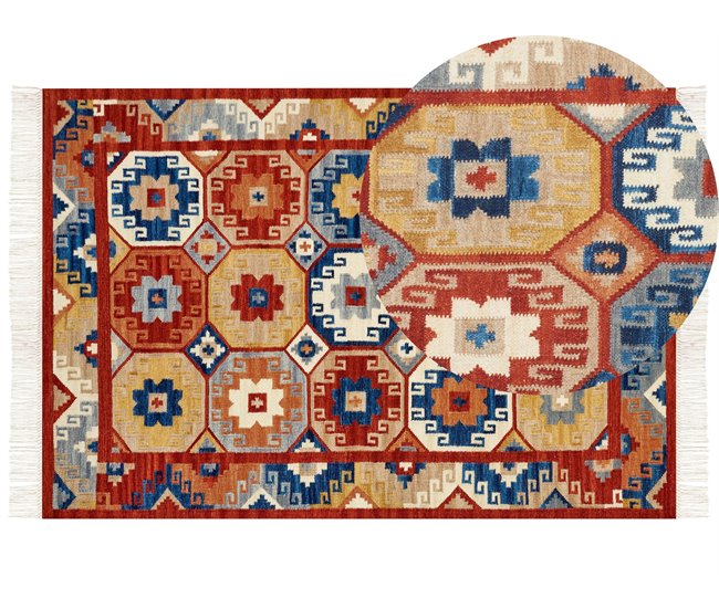 Beliani Vintage LUSARAT 160x230 Multicor