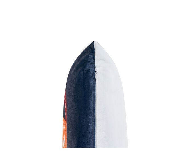 Beliani Almofada decorativa FIRESPIKE Azul