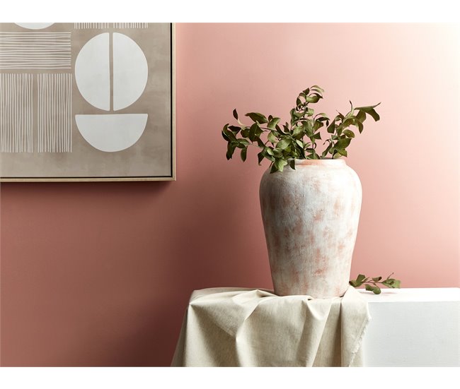 Beliani Jarro decorativo MIRI Branco/ Bege