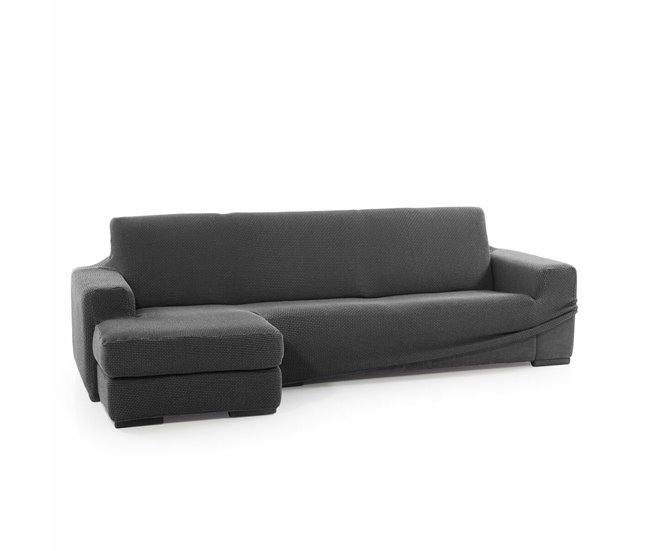 Cobertura para chaise longue com braço esquerdo curto NIAGARA Cinza Escuro