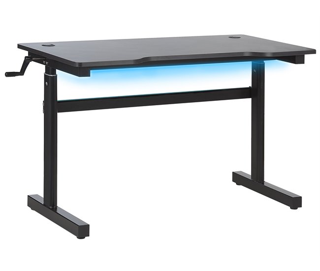 Beliani Secretária de jogos DURBIN 120x60 Preto