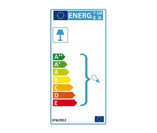 Beliani Candeeiro de tecto MESTA Branco