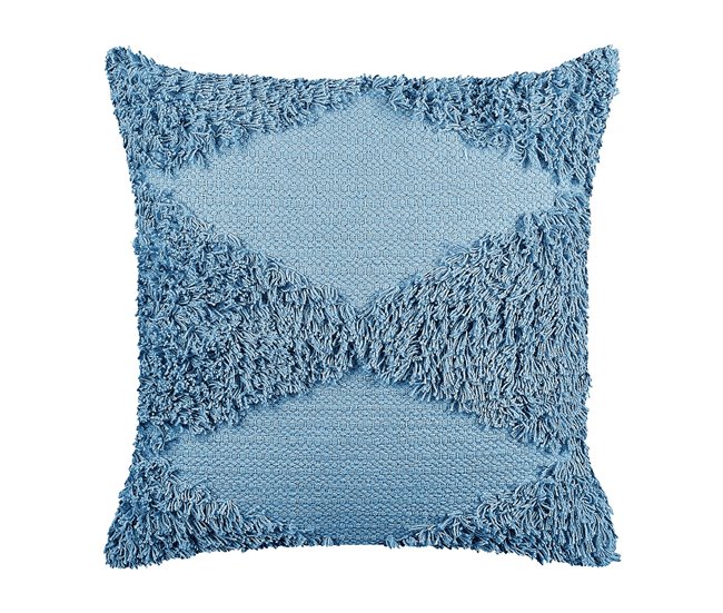 Beliani Almofada decorativa RHOEO 45x45 Azul