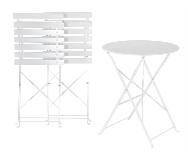 Beliani Conjunto de balcón FIORI Branco