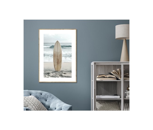 Quadro art deco TABLA SURF 35x50cm marca MARCOMUEBLE  Multicor