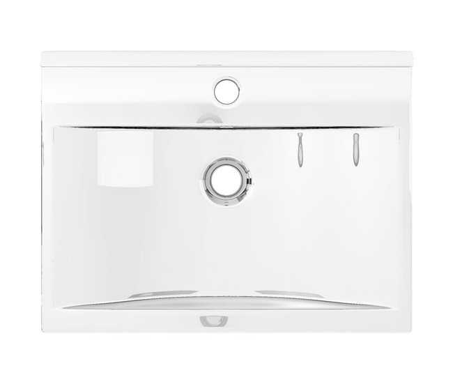 Lavatório - Lavabo - Pia de banheiro com extravasamento Prata