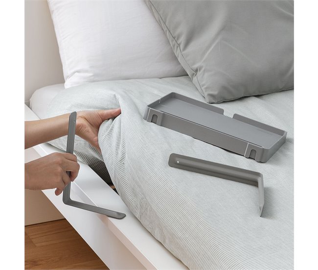 Prateleira Universal para a Cama Modelo Bedten Cinza