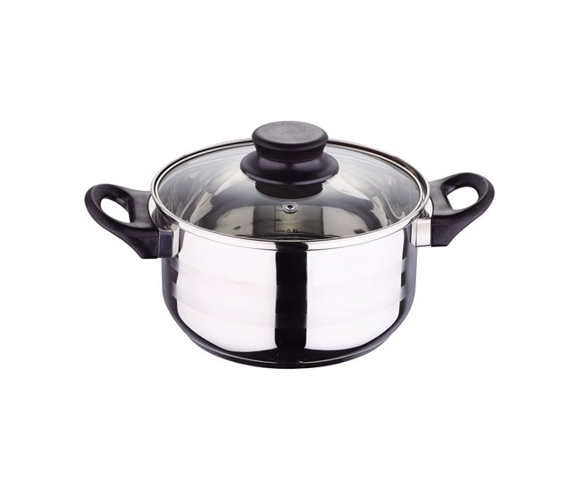 Bateria de cozinha de 5 peça Cinza Claro