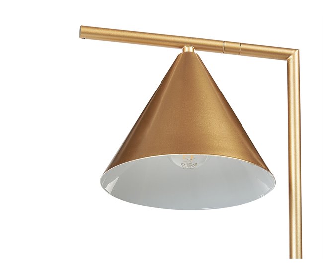 Beliani Candeeiro de mesa MOCAL Branco/ Bege