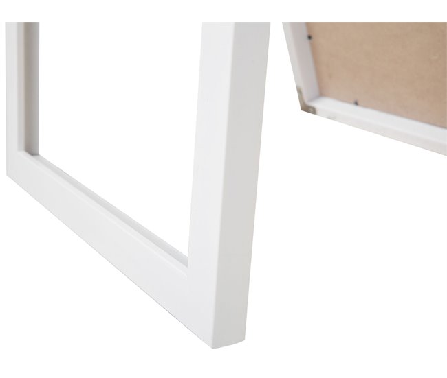 Beliani Espelho de pé TORCY 40x3 Branco