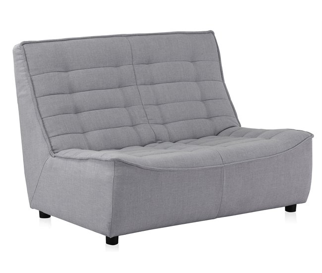 Poltrona Modulo estofada Cinza