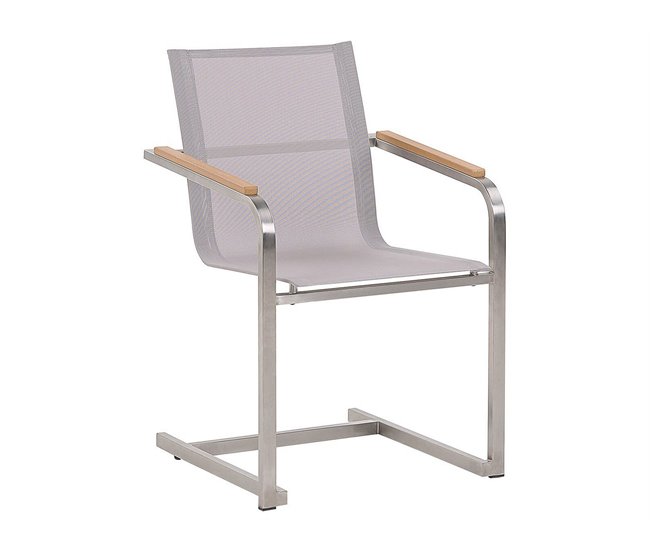 Beliani Conjunto de refeição COSOLETO Branco