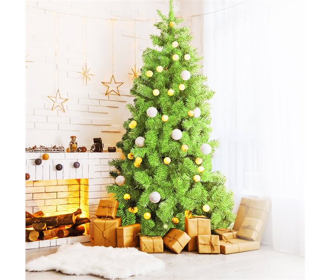 Árvore de Natal de efeitos reais Verde/ Cinza
