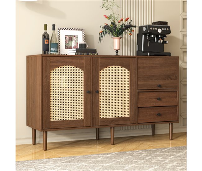 Aparador, porta, gaveta, armário de sala, cómoda Madeira