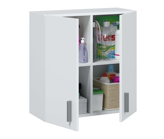 Armários de cozinha auxiliares multiusos Idara Pack Branco