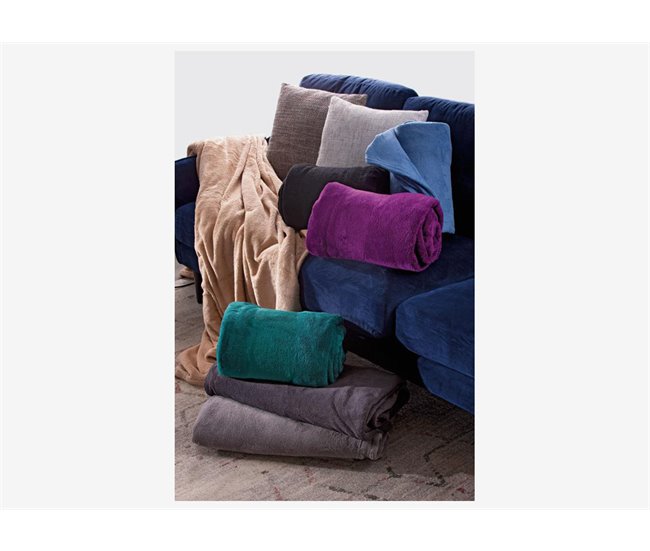 Manta PLUS sortida poliéster 220x240 cm  Multicor