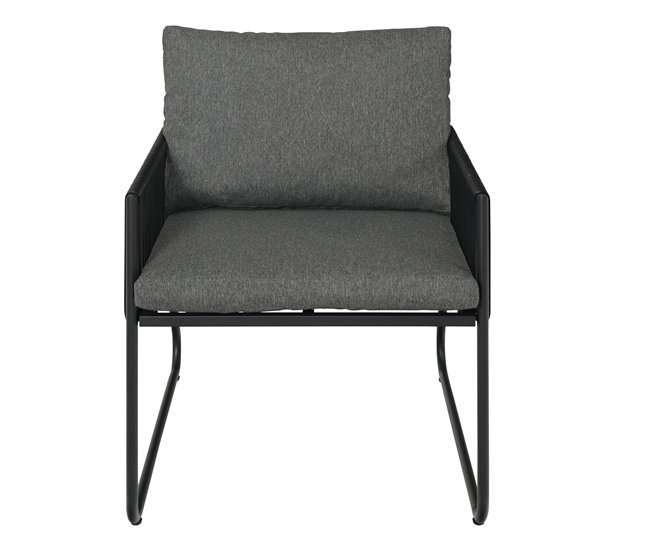 Set de jardim KELLY cor cinza escuro Cinza Escuro