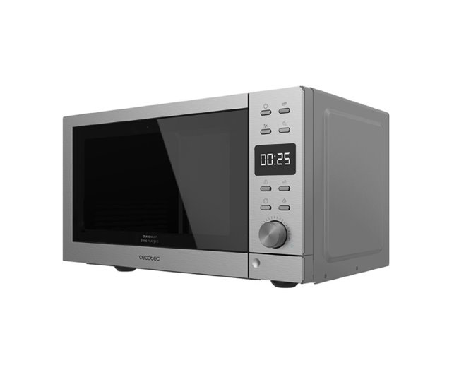 Forno microondas GrandHeat 2000 Flatbed Aço Cecotec Prata