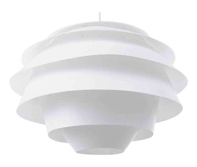 Beliani Candeeiro de tecto CONGO Branco