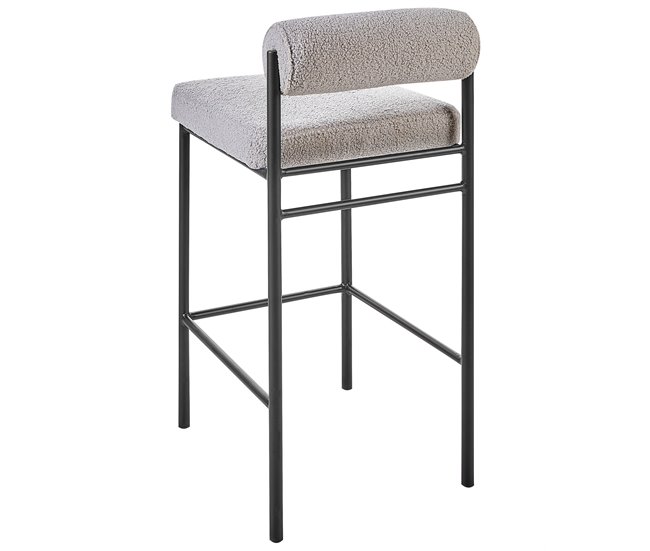 Beliani Silla de bar AMAYA Azul