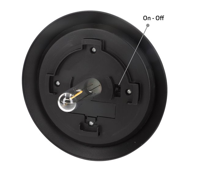 Aktive Conjunto de 2 balizas LED solares, luz quente 6 lúmens Preto