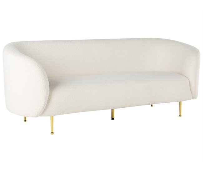 Beliani Conjunto de sofás LOEN Branco