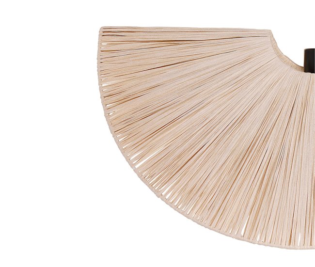 Beliani Candeeiro de tecto HERRON Natural