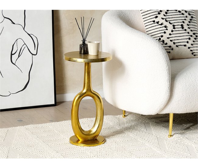 Beliani Mesa de apoio APITI Dourado