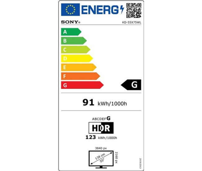 Televisão KD55X75WLAEP Preto