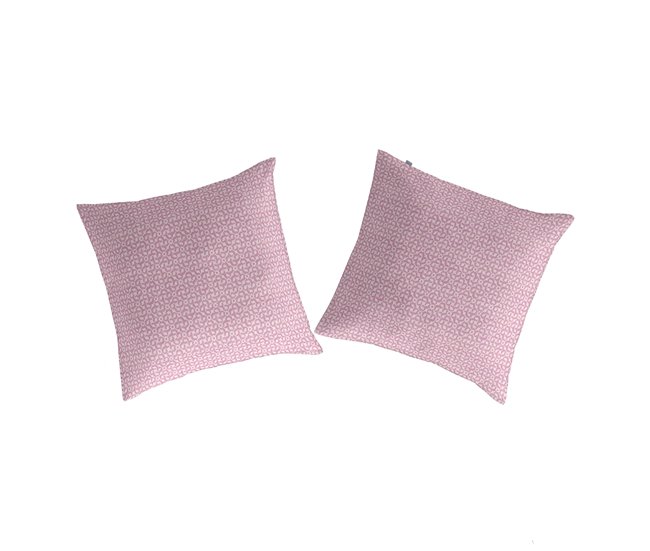 2 Frondas para almofada 100% algodão ZEYA B 65x65 Malva