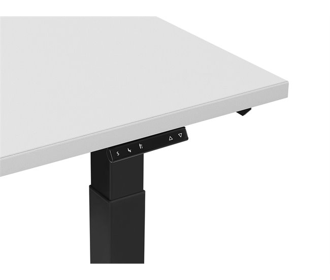Beliani Secretária DESTIN 130x72 Cinza