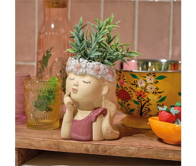 Vaso de flores BASILIA marca DECORIS Multicor