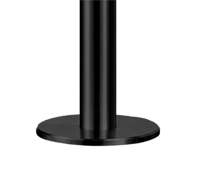 Chuveiro PALAU Sined com chuveiro superior em aço inoxidável 316L Mixer and Foot Wash, Satin Black Preto