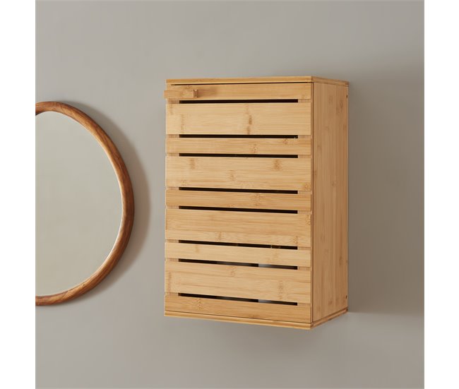 Armário de parede Epind bambu [en.casa] Natural