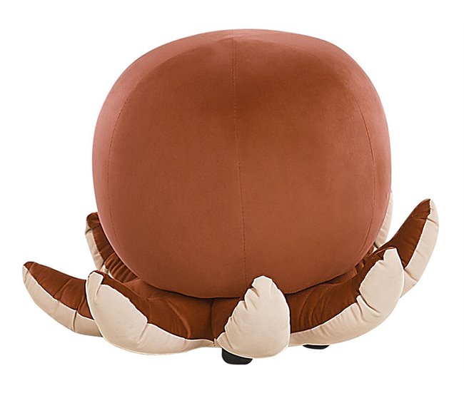 Beliani Pufe animal OCTOPUS Dourado