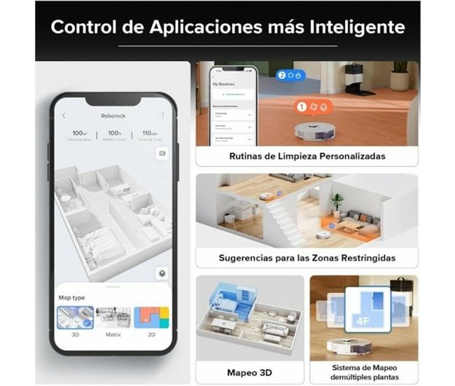 Robot Aspirador Q8 Max Branco