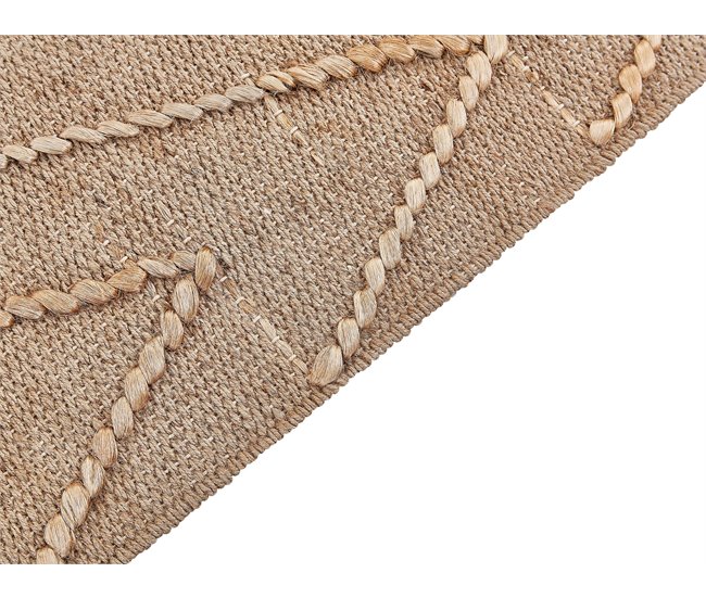 Beliani Entrelaçado DADAY 80x150 Bege