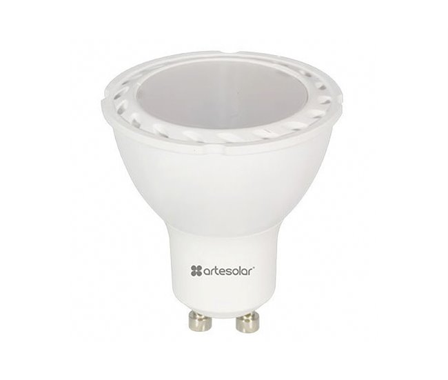 Lâmpada LED GU10 6W ECO ALUPLASTIC Branco